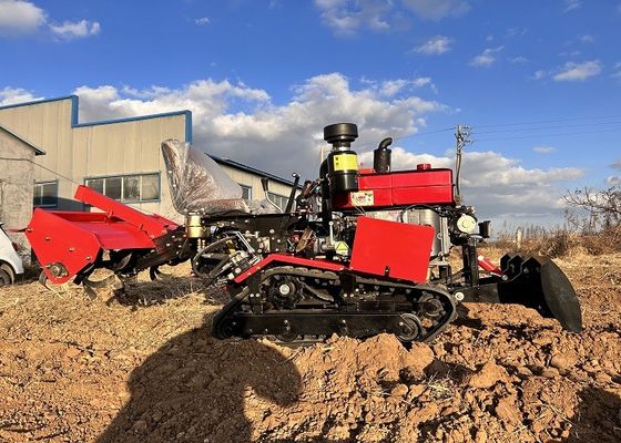 Çiftlik yetiştiricisi Döner Tiller Tarım Çamurcu Mini Traktör 25 HP