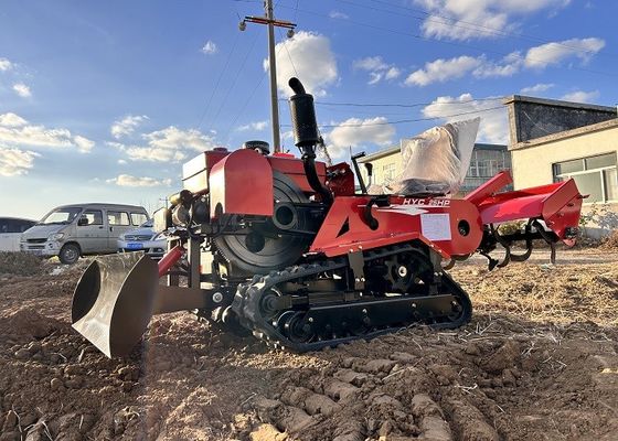 Çiftlik yetiştiricisi Döner Tiller Tarım Çamurcu Mini Traktör 25 HP