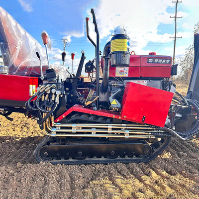 35 HP Garden Mini Crawler traktörü HYCT-25D Ön Dozer ile