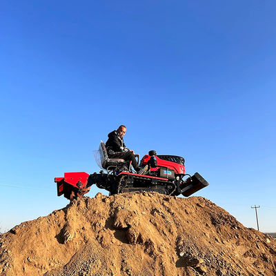 2wd Paddy Rubber Track Çiftlik Traktörleri 25hp 35 Hp 50 Hp 60 Hp
