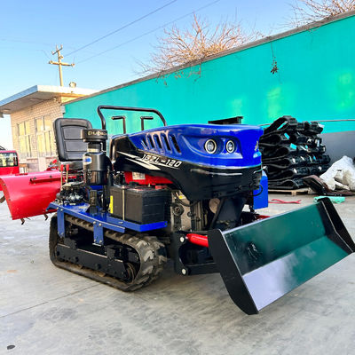 2024 Yeni Kauçuk Track Crawler Tractor Çiftlik Crawler Mini Tractor 4x4 Tarım Mini Crawler Tractor Satılık