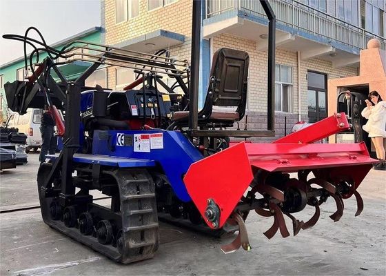 Mini Crawler Bahçe Traktörü 25hp 35hp Kauçuk Çizgi Bahçe Traktörü CE Sertifikalı