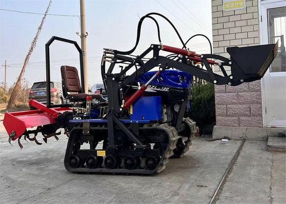 Mini Crawler Bahçe Traktörü 25hp 35hp Kauçuk Çizgi Bahçe Traktörü CE Sertifikalı