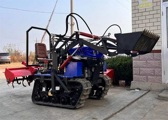 Mini Crawler Bahçe Traktörü 25hp 35hp Kauçuk Çizgi Bahçe Traktörü CE Sertifikalı