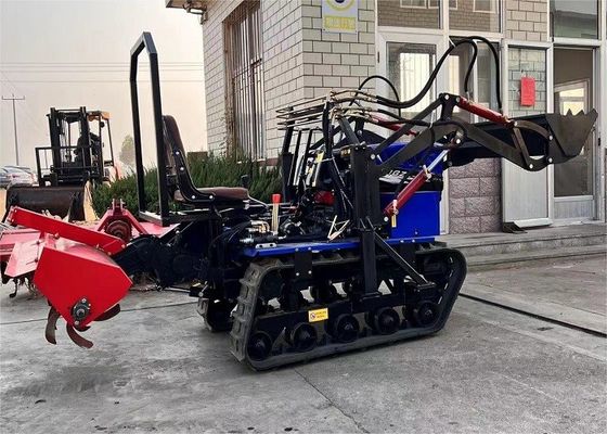Mini Crawler Bahçe Traktörü 25hp 35hp Kauçuk Çizgi Bahçe Traktörü CE Sertifikalı
