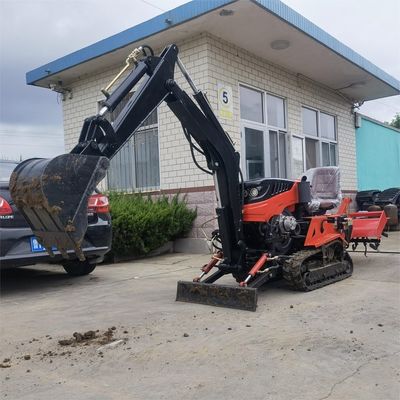 Mini Çamurlu Traktörler Mini 4x4 Çamurlu Traktör25/30/35HP Çamurlu Traktör Ön Ucu Yükleyici ile
