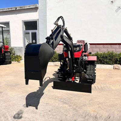 Mini Çamurlu Traktörler Mini 4x4 Çamurlu Traktör25/30/35HP Çamurlu Traktör Ön Ucu Yükleyici ile