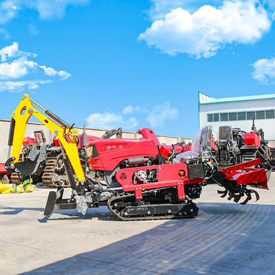 Yeni gelenler Güvenilir ve Ucuz Mini Sürücü Traktörü Rototiller Dozer Çim biçme makinesine geri doldurma traktörü sürücü