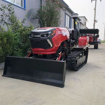 Mini 50HP sürünen traktör ön yükleyici / backhoe ile tarım ekipmanları
