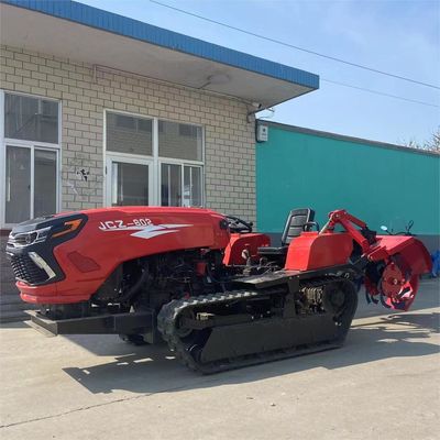 Mini 50HP sürünen traktör ön yükleyici / backhoe ile tarım ekipmanları