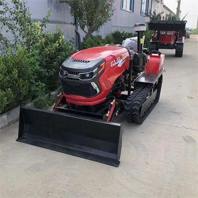 Mini 50HP sürünen traktör ön yükleyici / backhoe ile tarım ekipmanları