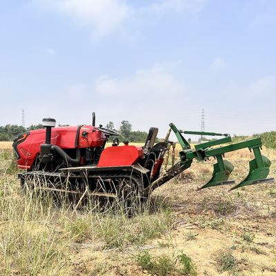 Çeşitli işlevli kompakt sürünen traktör çiftlik ekipmanları yükleyici ve backhoe ile