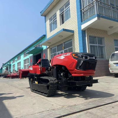 Çeşitli işlevli kompakt sürünen traktör çiftlik ekipmanları yükleyici ve backhoe ile