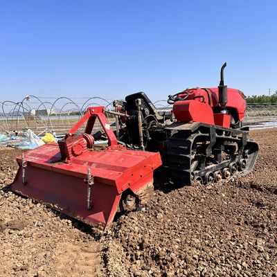 Çeşitli işlevli kompakt sürünen traktör çiftlik ekipmanları yükleyici ve backhoe ile