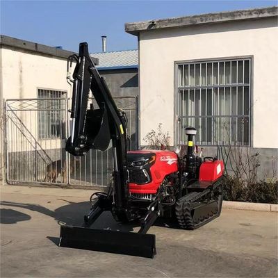 Çok amaçlı 50 HP kuru arazi sürünen traktör mini hizmet yetiştiricisi dozer