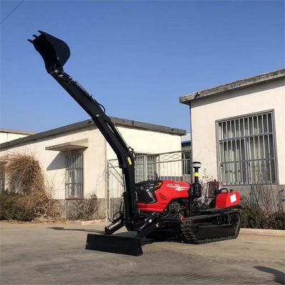 Mini Uygulamalı Çöpçatan 50 HP Döner Mini Sürünen Traktör Tarımsal Ekipman