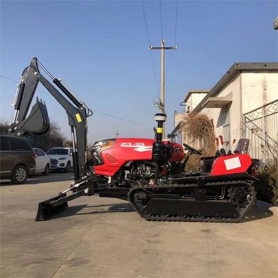 50 HP Çok Kullanımlı Rotary Mini Crawler Çiftçi Traktör Tarım Aygıtları