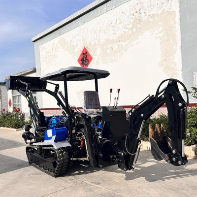 Çok amaçlı 50 HP kuru arazi sürünen traktör mini hizmet yetiştiricisi dozer