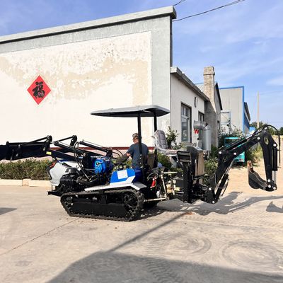 Mini Uygulamalı Çöpçatan 50 HP Döner Mini Sürünen Traktör Tarımsal Ekipman