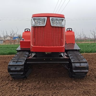 Tarım 80HP Sürünen Traktör Tam Otomatik Mini Çiftçi Buldozer