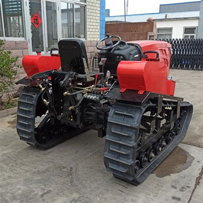 80 HP Tamamen Otomatik Döner Mini Çiftçi Döner Mini Sürünen Traktör