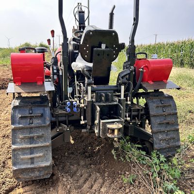 Tarım 80HP Sürünen Traktör Tam Otomatik Mini Çiftçi Buldozer