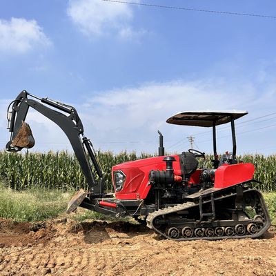 Tarım Makineleri Kabin veya Çatı Çatlaklı Tarımsal Traktör 80HP