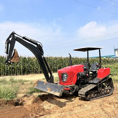 Tarım Makineleri Kabin veya Çatı Çatlaklı Tarımsal Traktör 80HP
