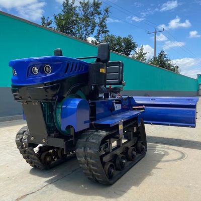 Tarımsal Elektrikli Sürüş Dozer 35HP Küçük Bahçe Uzaktan Kumanda Çekicisi Traktör