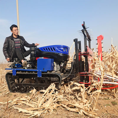 Tarımsal Elektrikli Sürüş Dozer 35HP Küçük Bahçe Uzaktan Kumanda Çekicisi Traktör