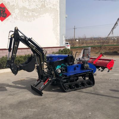 Tarımsal Elektrikli Sürüş Dozer 35HP Küçük Bahçe Uzaktan Kumanda Çekicisi Traktör