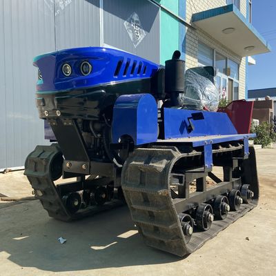 Mikro 35HP Kompakt Traktör Döner Bahçe Çiftçisi Ekskavator Kovasıyla Traktör