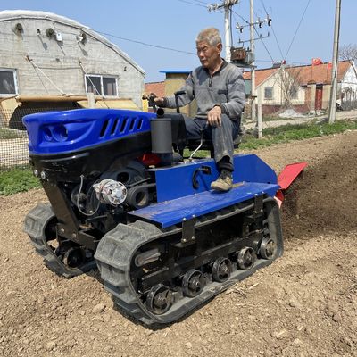 Tarımsal Elektrikli Sürüş Dozer 35HP Küçük Bahçe Uzaktan Kumanda Çekicisi Traktör