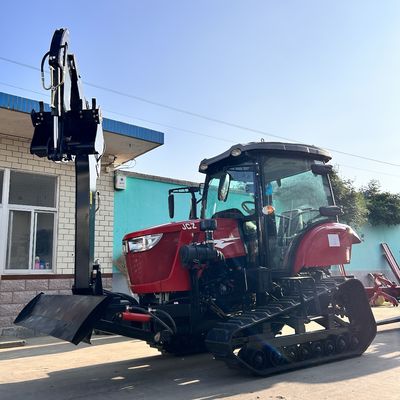 120 HP küçük sürünen traktör Patlıcan tarlası için tarım makineleri