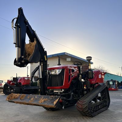 Tarım Küçük raylı traktörler Çok fonksiyonel çiftlik sürünen traktör
