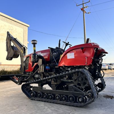 Tarım Küçük raylı traktörler Çok fonksiyonel çiftlik sürünen traktör