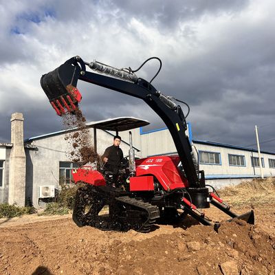 Tarım Küçük raylı traktörler Çok fonksiyonel çiftlik sürünen traktör