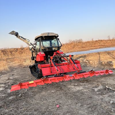 Çok amaçlı 120HP sürünen traktör yetiştirici lastik pist sürünen traktör Satılık