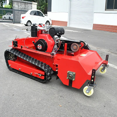 Benzin Çim biçme makinesi Kendi kendine çalışan 12 HP uzaktan kumanda çim biçme makinesi
