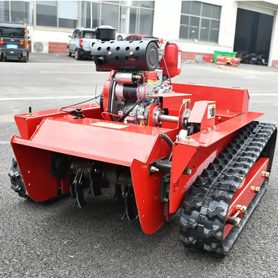 Benzin Çim biçme makinesi Kendi kendine çalışan 12 HP uzaktan kumanda çim biçme makinesi