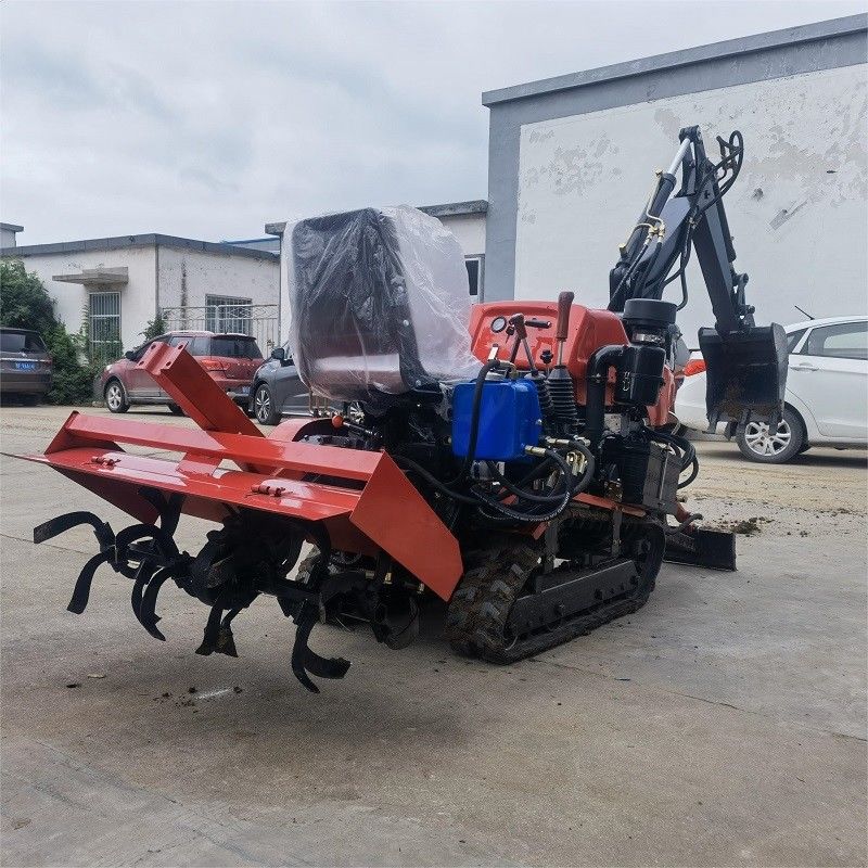 Çukurları geri doldurmak için sürünen traktör 25hp 35hp Tarımsal sürünen traktörler