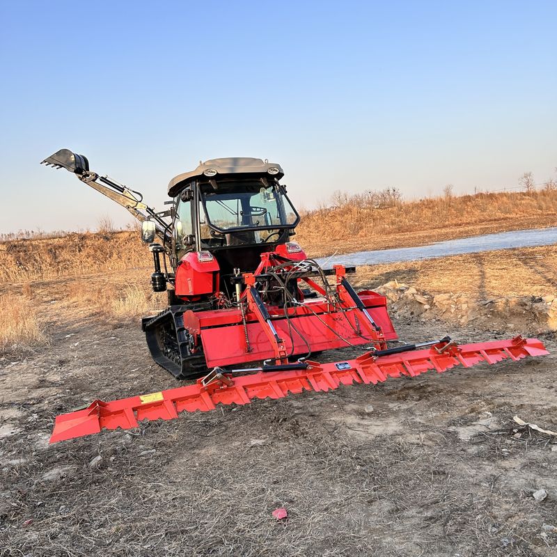 Çok amaçlı 120HP sürünen traktör yetiştirici lastik pist sürünen traktör Satılık